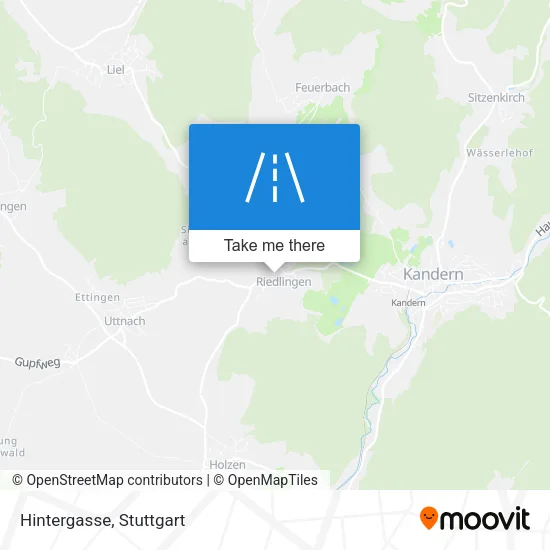 Карта Hintergasse