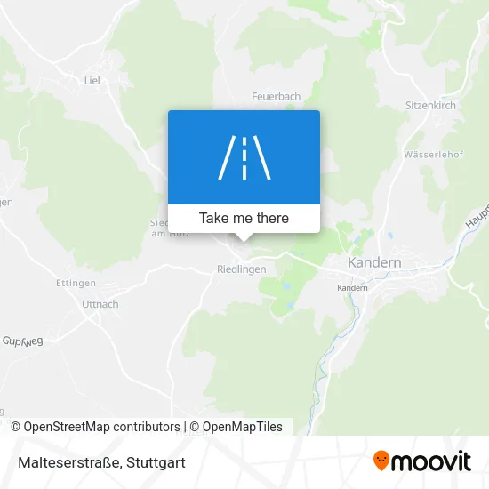 Карта Malteserstraße