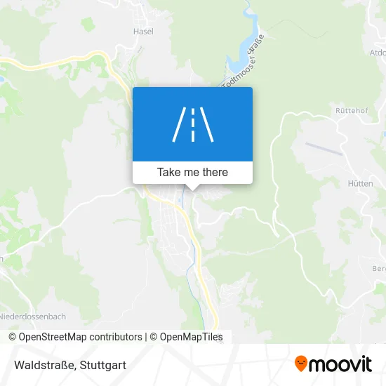Карта Waldstraße
