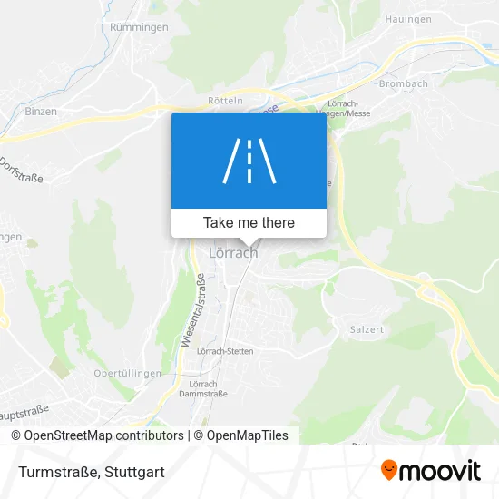 Карта Turmstraße