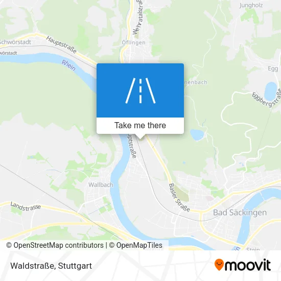 Карта Waldstraße