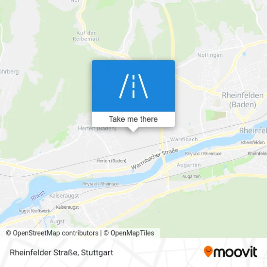 Rheinfelder Straße map