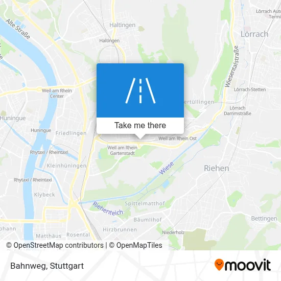 Bahnweg map