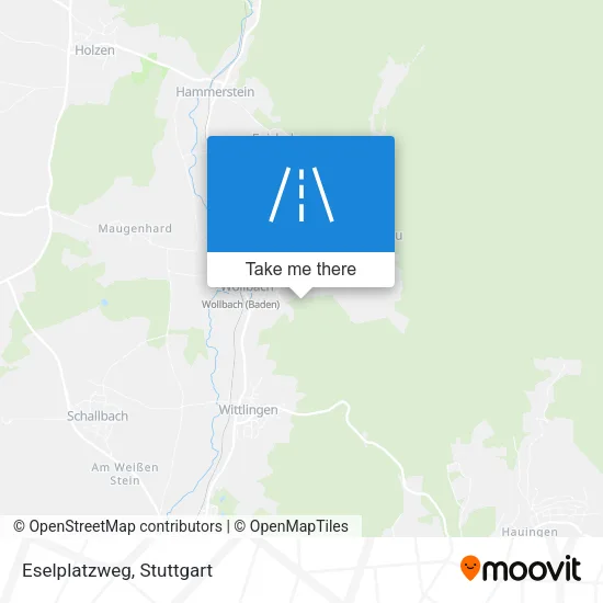 Карта Eselplatzweg