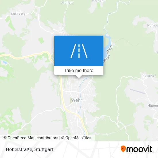 Карта Hebelstraße