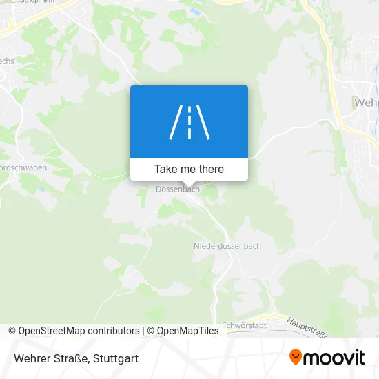 Карта Wehrer Straße