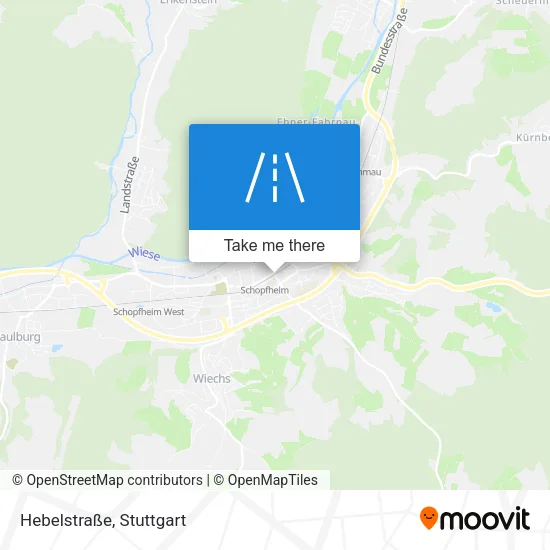 Карта Hebelstraße