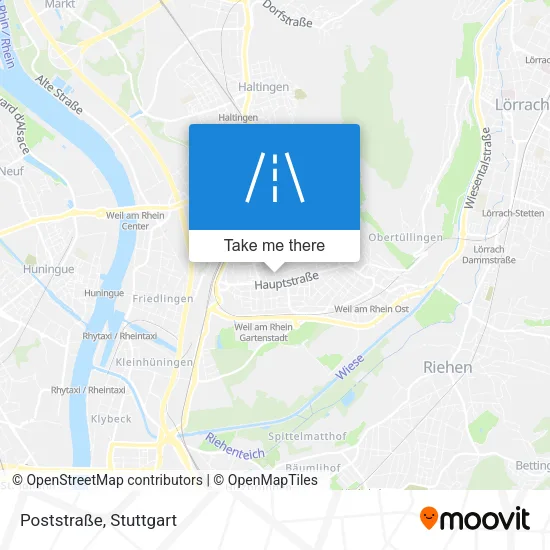 Карта Poststraße