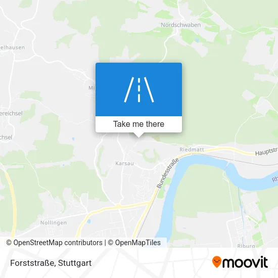 Карта Forststraße