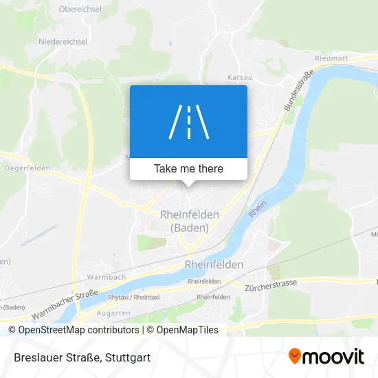 Карта Breslauer Straße