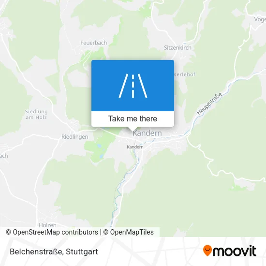 Карта Belchenstraße