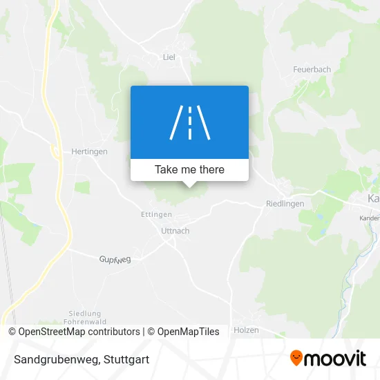 Карта Sandgrubenweg