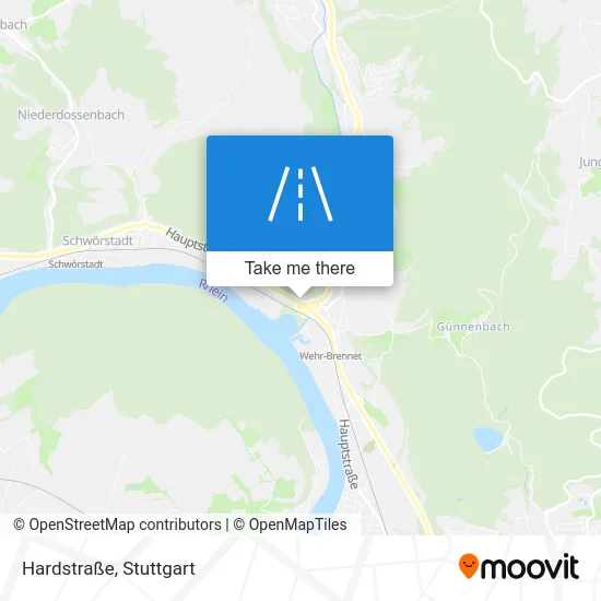 Карта Hardstraße