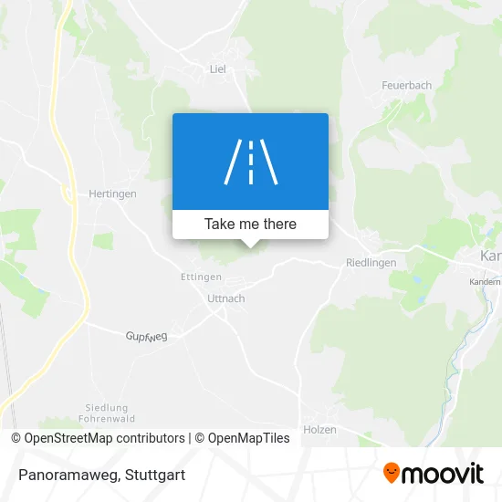 Карта Panoramaweg