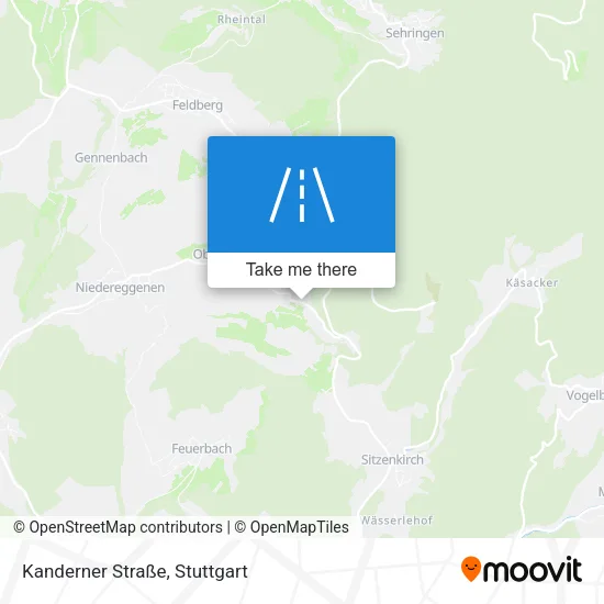 Карта Kanderner Straße