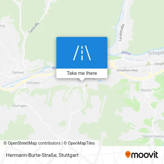 Карта Hermann-Burte-Straße