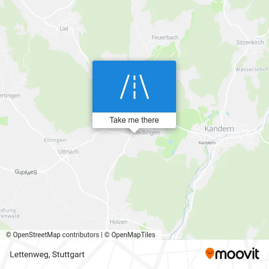 Карта Lettenweg