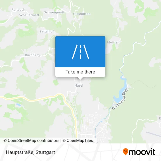 Карта Hauptstraße
