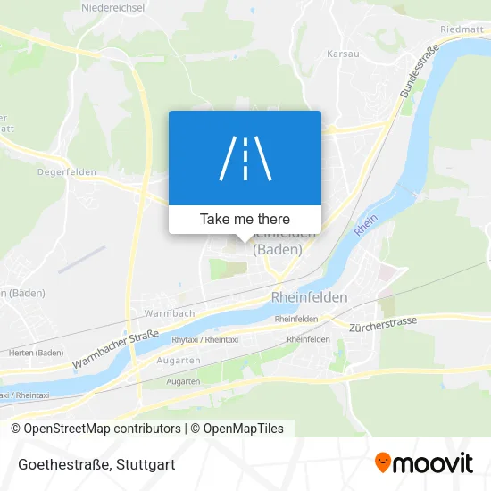 Карта Goethestraße