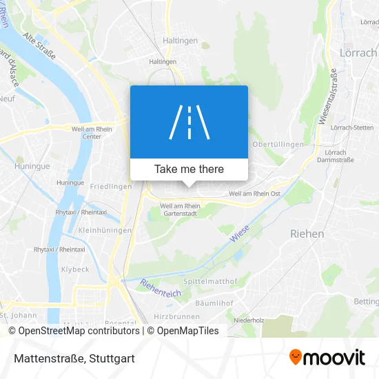 Карта Mattenstraße