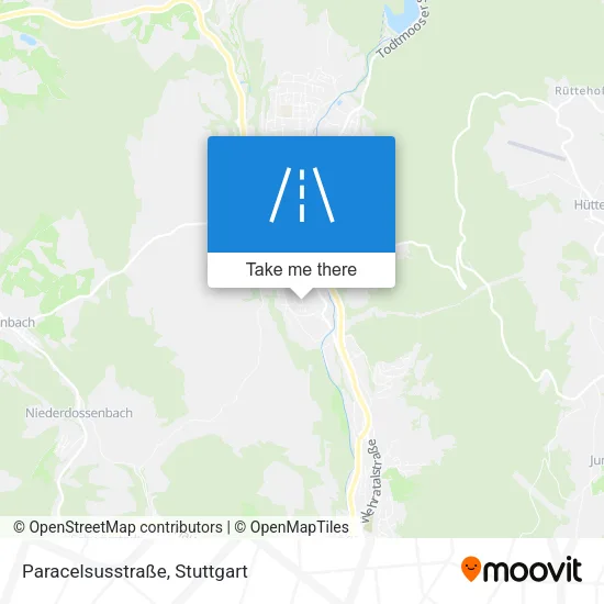 Карта Paracelsusstraße