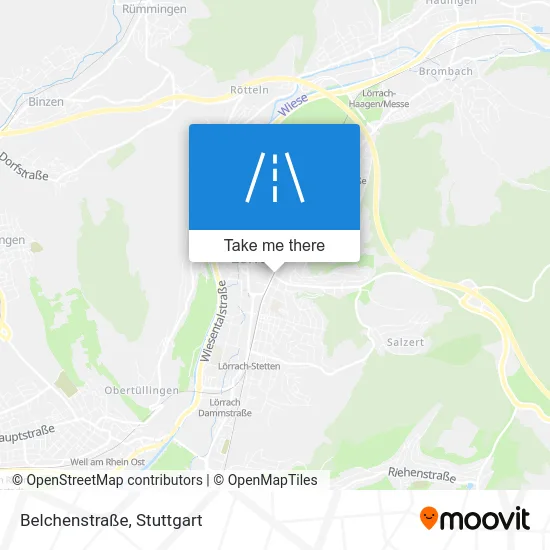 Карта Belchenstraße