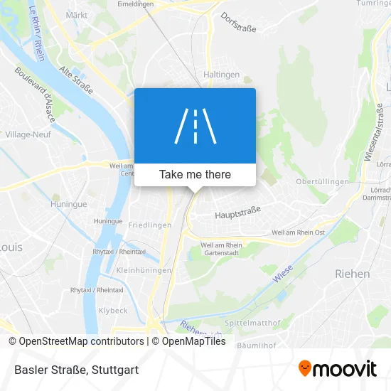 Карта Basler Straße