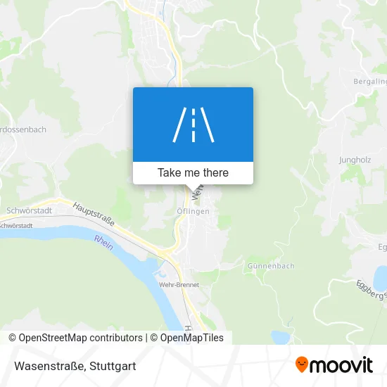 Карта Wasenstraße