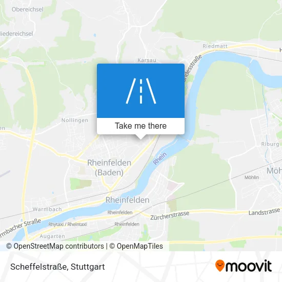 Карта Scheffelstraße