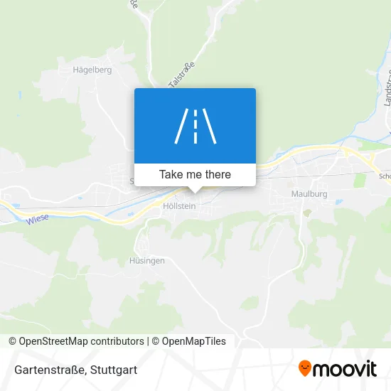 Карта Gartenstraße