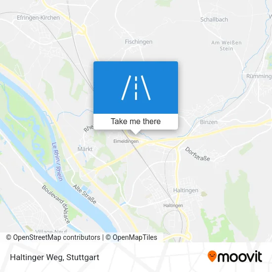 Карта Haltinger Weg