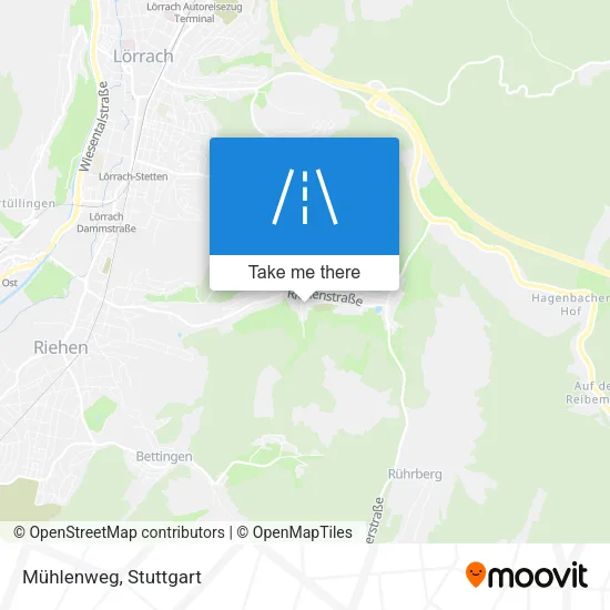 Карта Mühlenweg
