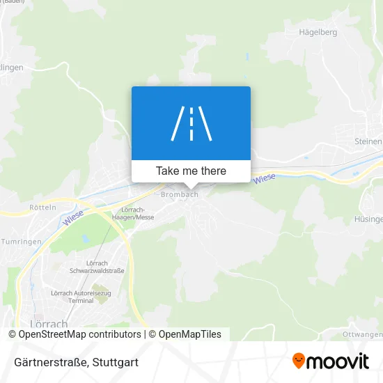 Карта Gärtnerstraße