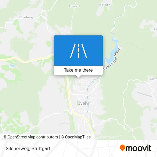 Карта Silcherweg