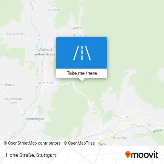 Карта Hohe Straße