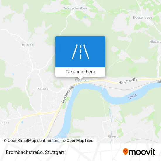 Карта Brombachstraße
