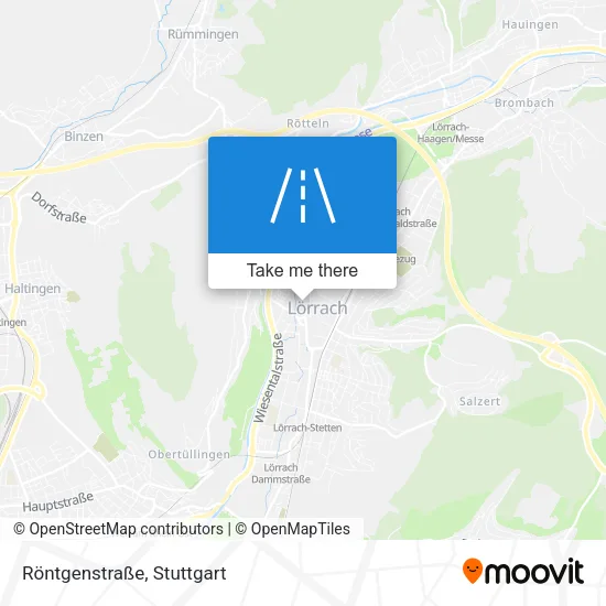 Карта Röntgenstraße