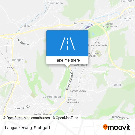 Карта Langackerweg