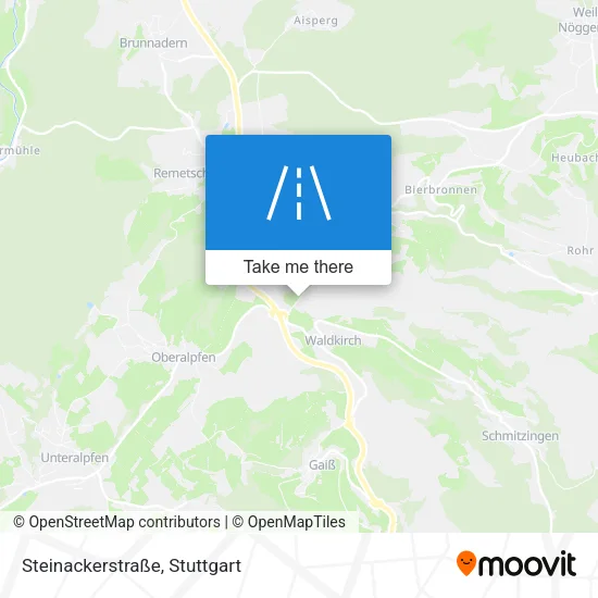 Карта Steinackerstraße