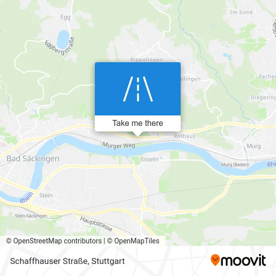 Карта Schaffhauser Straße