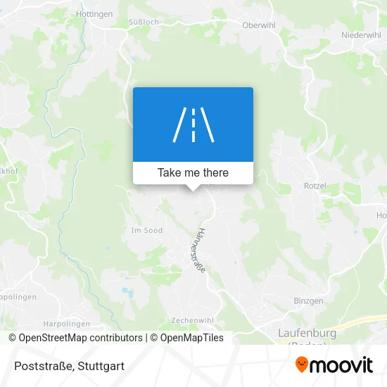 Карта Poststraße