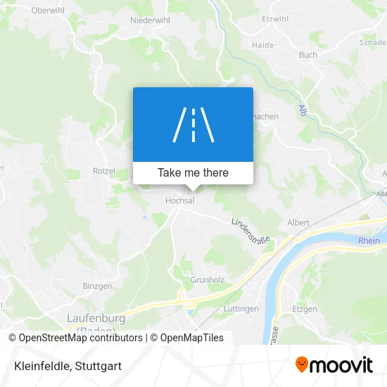 Карта Kleinfeldle