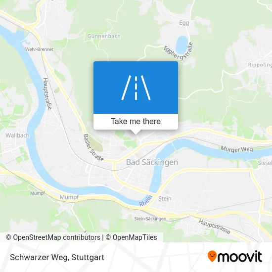 Карта Schwarzer Weg