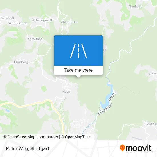 Карта Roter Weg