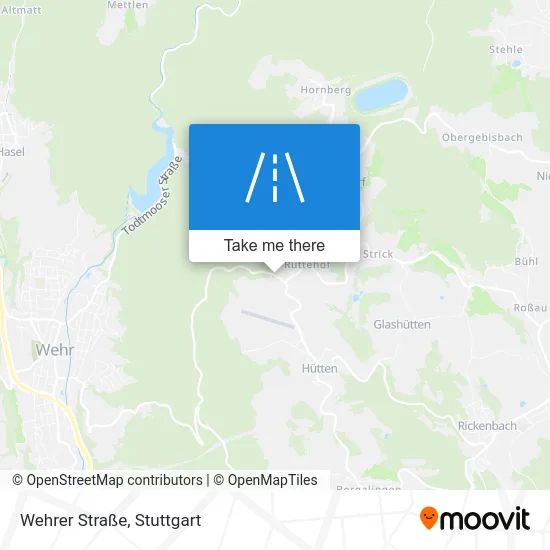 Карта Wehrer Straße