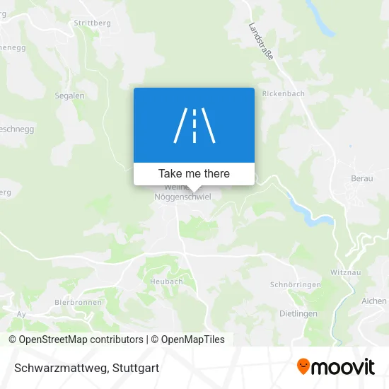 Карта Schwarzmattweg