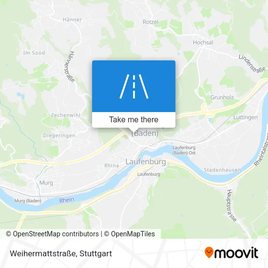 Карта Weihermattstraße