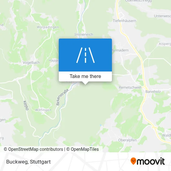 Buckweg map