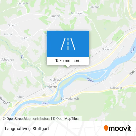 Карта Langmattweg