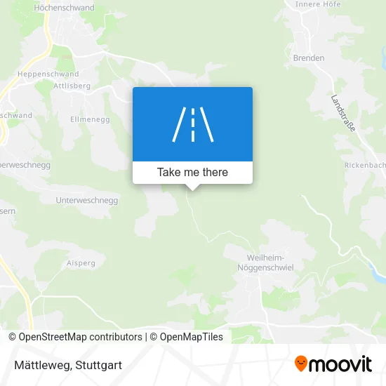 Карта Mättleweg